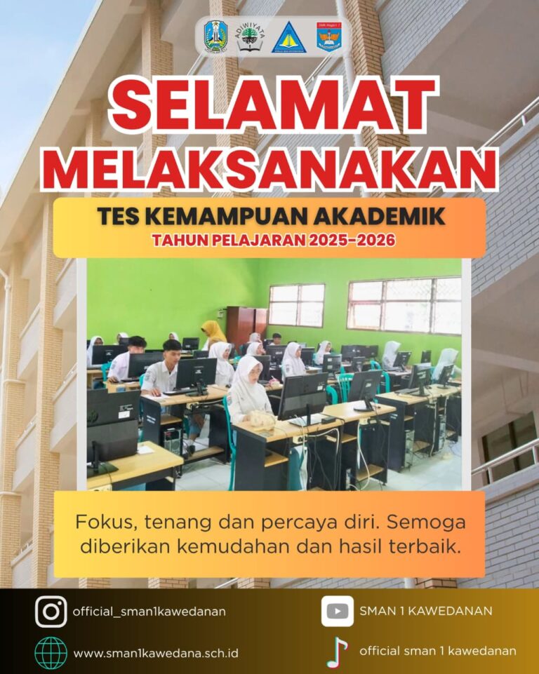 Pelaksanaan Tes Kemampuan Akademik (TKA) Tahun 2025 di SMA Negeri 1 Kawedanan